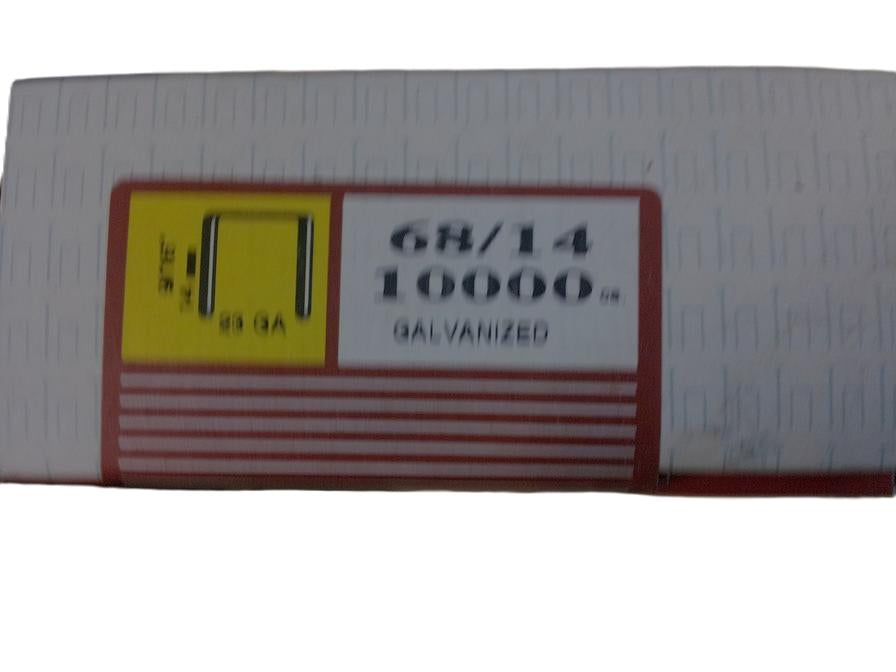 Omer 68 Series Galvanised Staples, 4mm-14mm