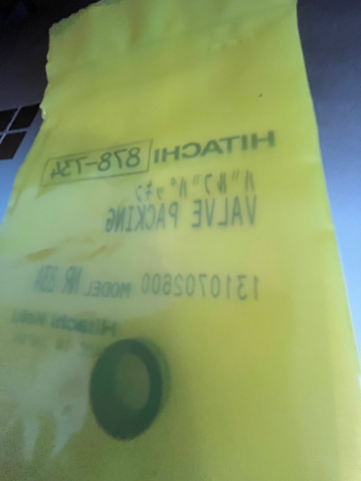 Hitachi 878-734 Valve Packing for NR 83A