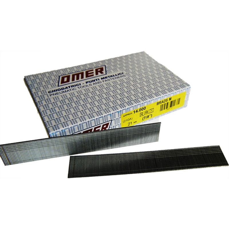 Omer M 21 Gauge Stainless Steel Micro Pins/Micro Brads 12mm - 25mm lengths