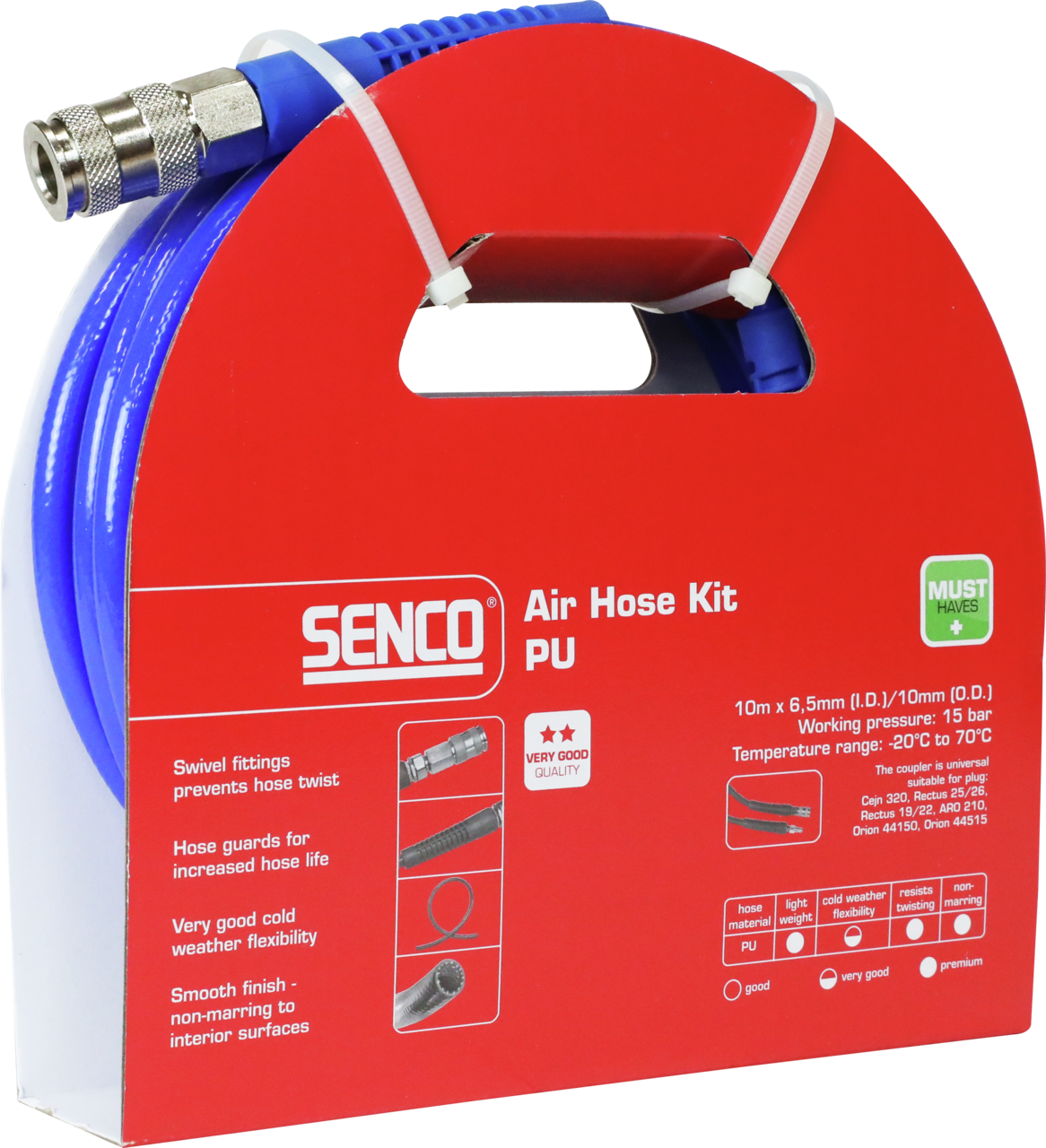 Senco Universal Air Hose Kit PU - 4000650