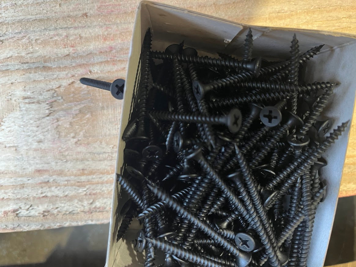 SDHB35051 3.5 x 50mm Drywall Screws, Black Phosphate