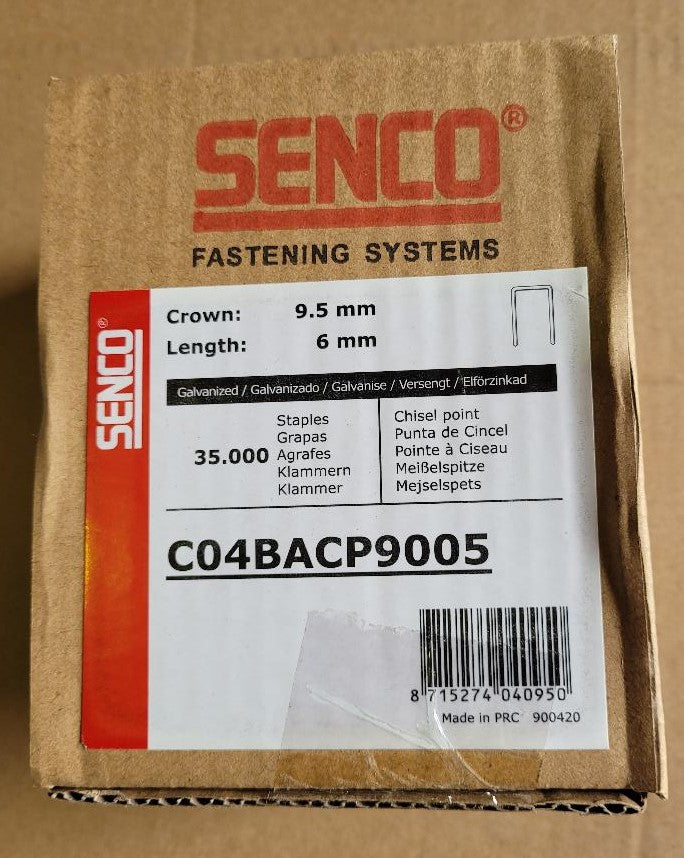 Senco C03BAAP, C04BAAP, C05BAAP, C06BAAP, C08BAAP Staples