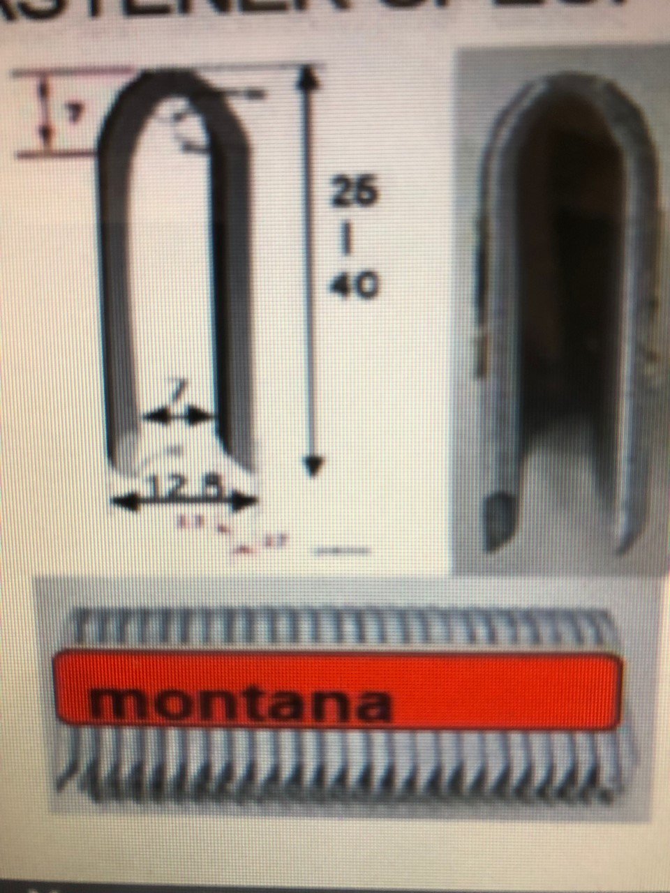 Montana FC31-40CE Fencing Stapler Staples