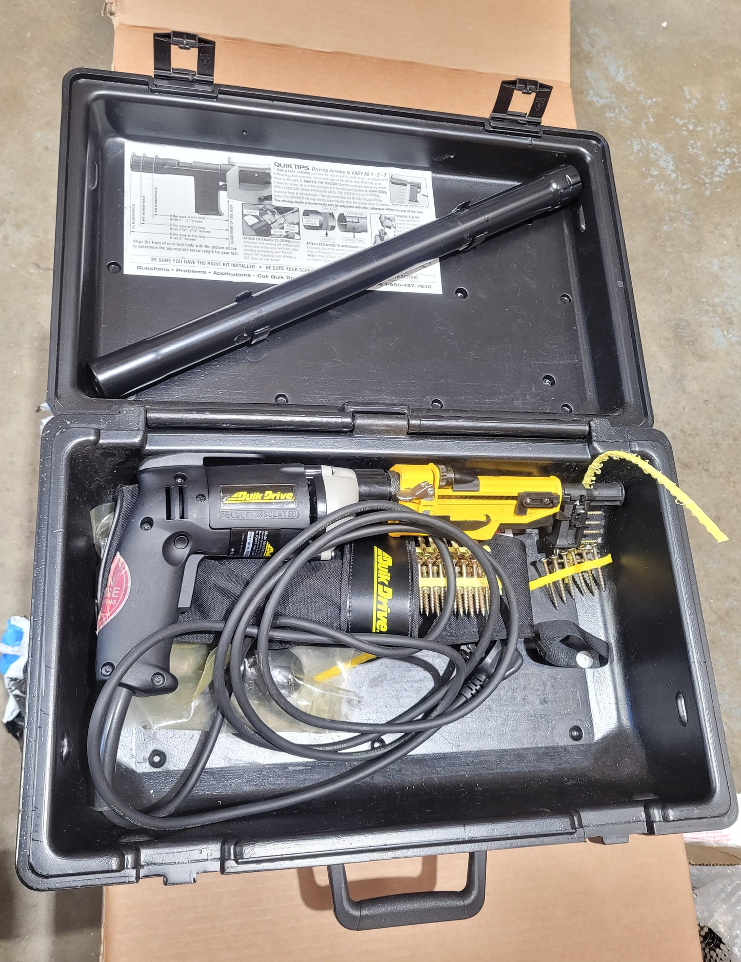 SPECIAL OFFER! Free Quikdrive 2000 Tool with WSNTL134S QuikDrive Collated Screws