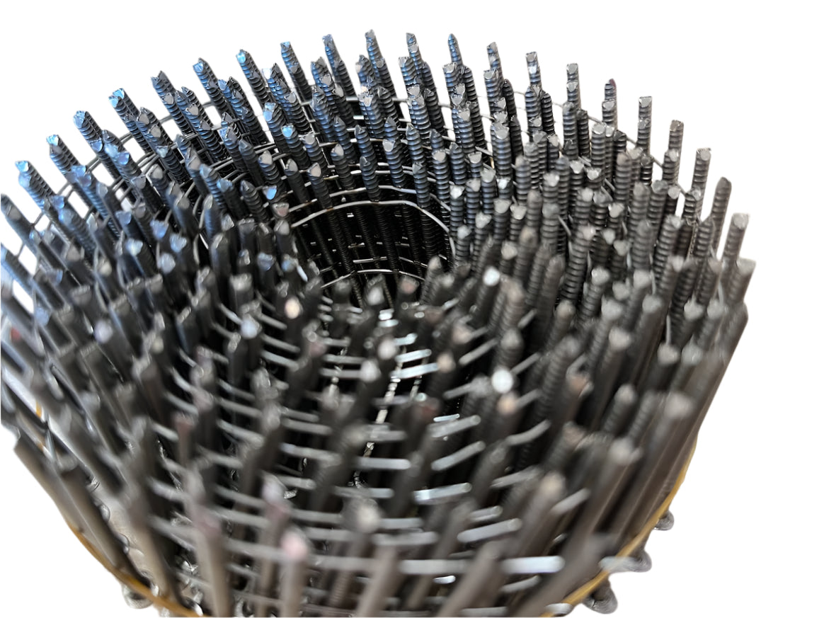 2.1 x 45mm Stainless Steel 15 Degree Flat Wound Coil Nails