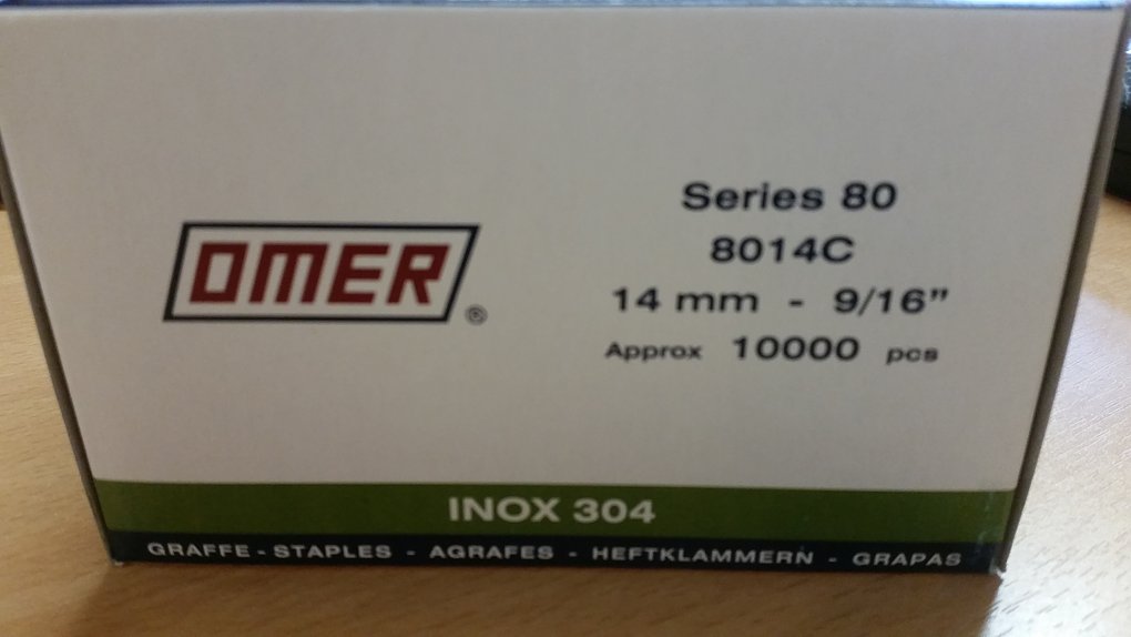 80 Series 6mm, 10mm & 14mm Stainless Steel Staples