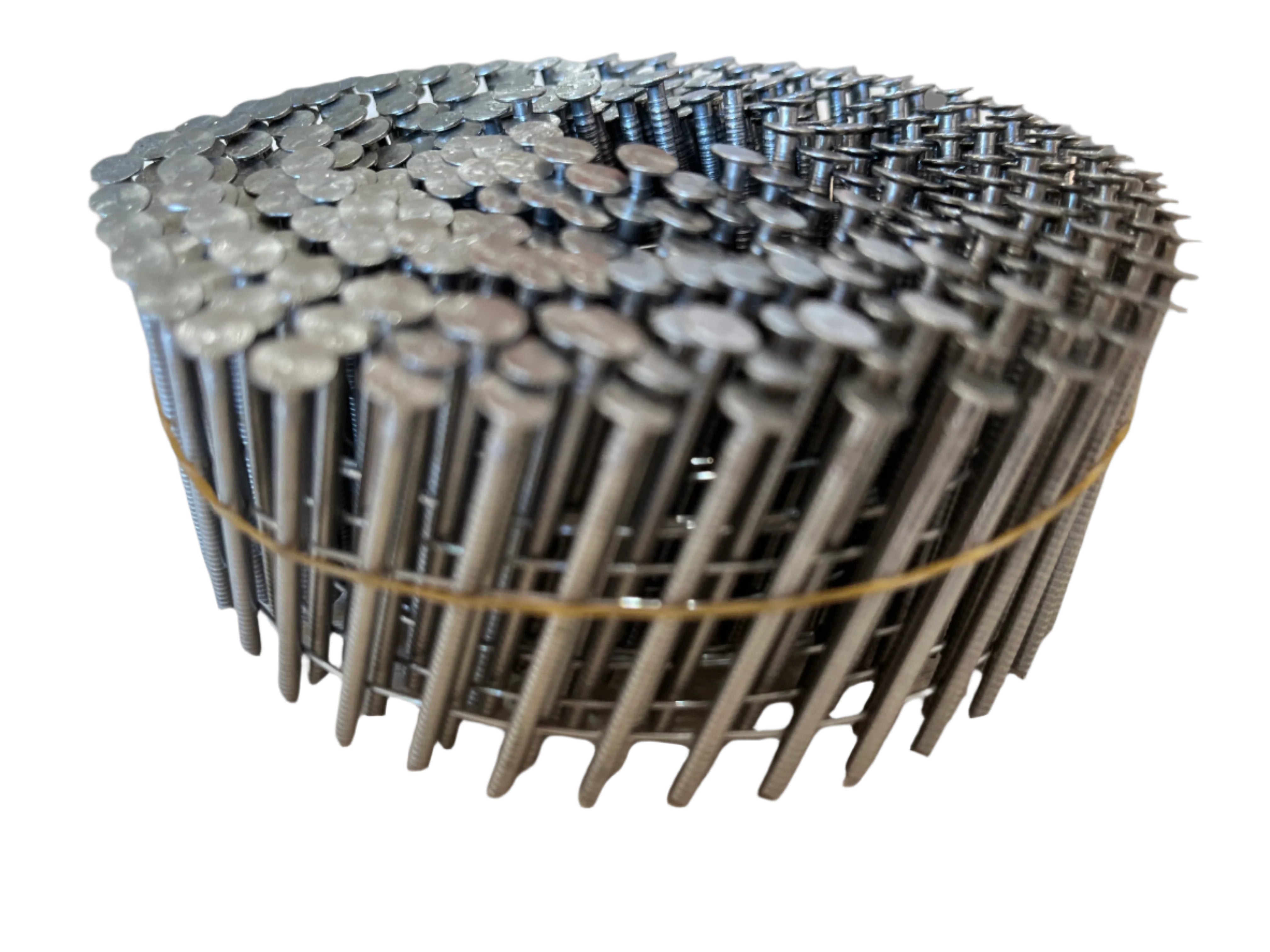 2.1 x 40mm & 45mm Stainless Steel 15 Degree Flat Wound Coil Nails – Solent  Products