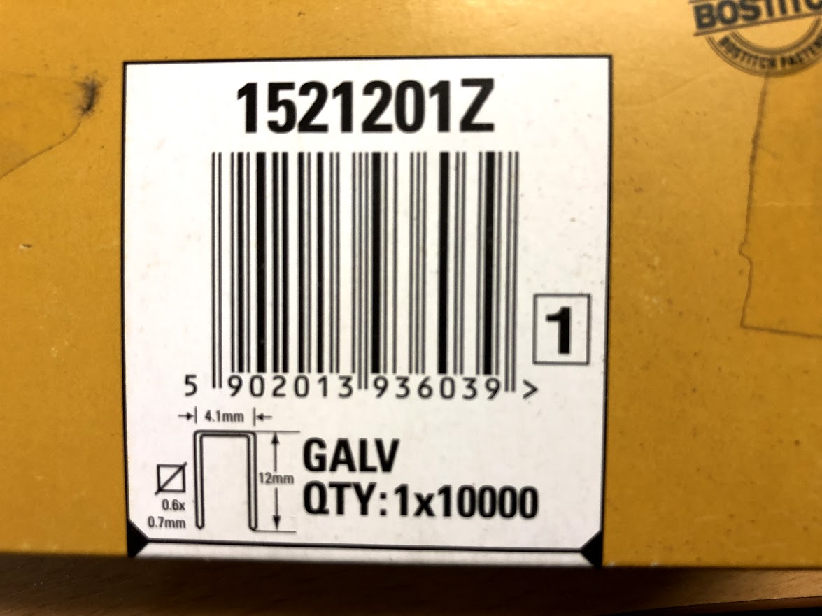 Bostitch SJK Series Staples 6mm, 10mm, 12mm & 16mm