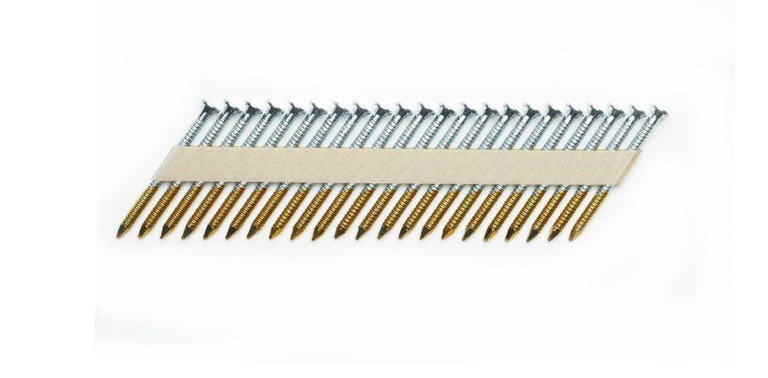 20 degree plastic collated strip nails, 34 degree clipped head framing nails, 28 degree stick nails, 