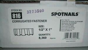 816 - 1/2" Corrugated Fasteners
