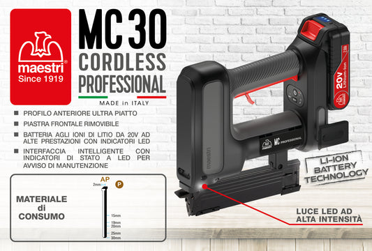 Maestri MC30 Cordless 18 Gauge Brad Nailer