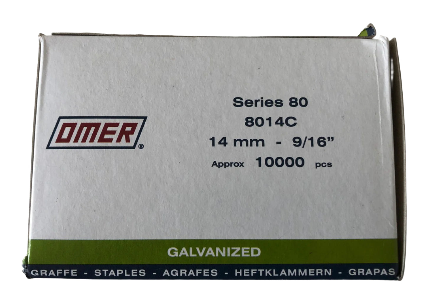 80 Series Galvanised Staples 6mm - 16mm