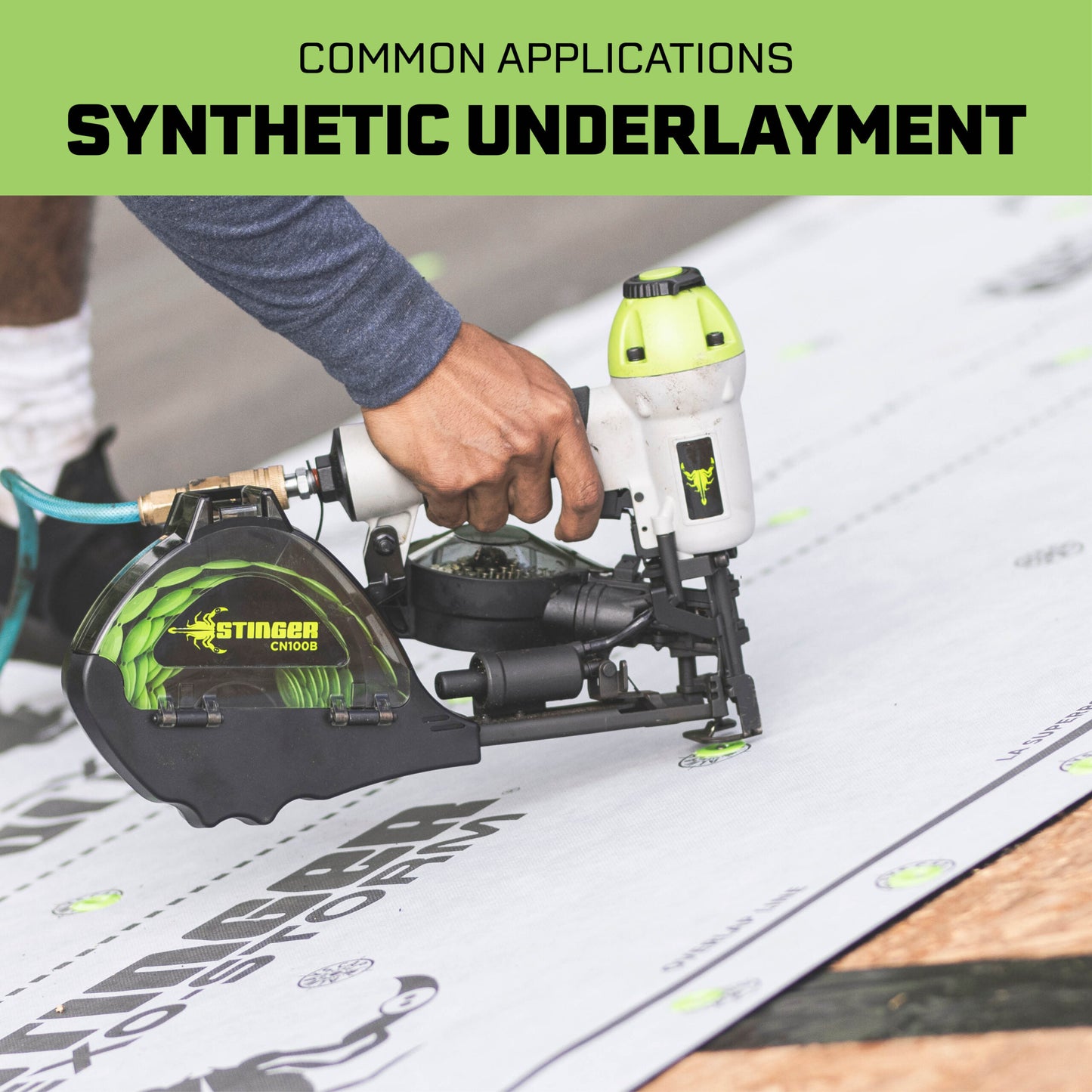 Stinger CN100B Pneumatic Cap Nailer