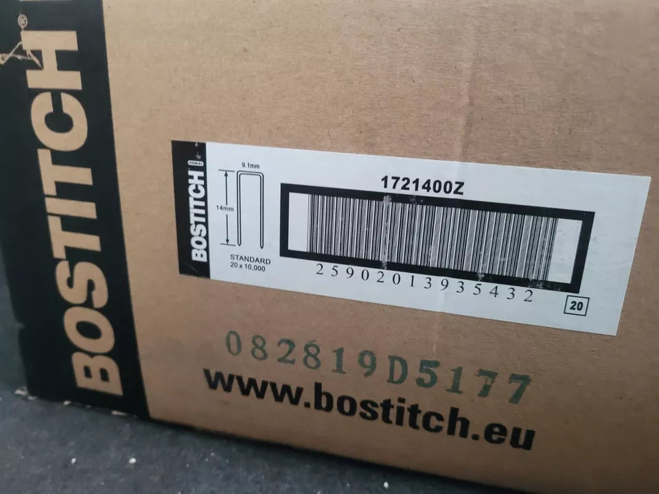 Bostitch 1721400Z 72 Series 14mm Upholstery Staples - 1 Carton of 200,000