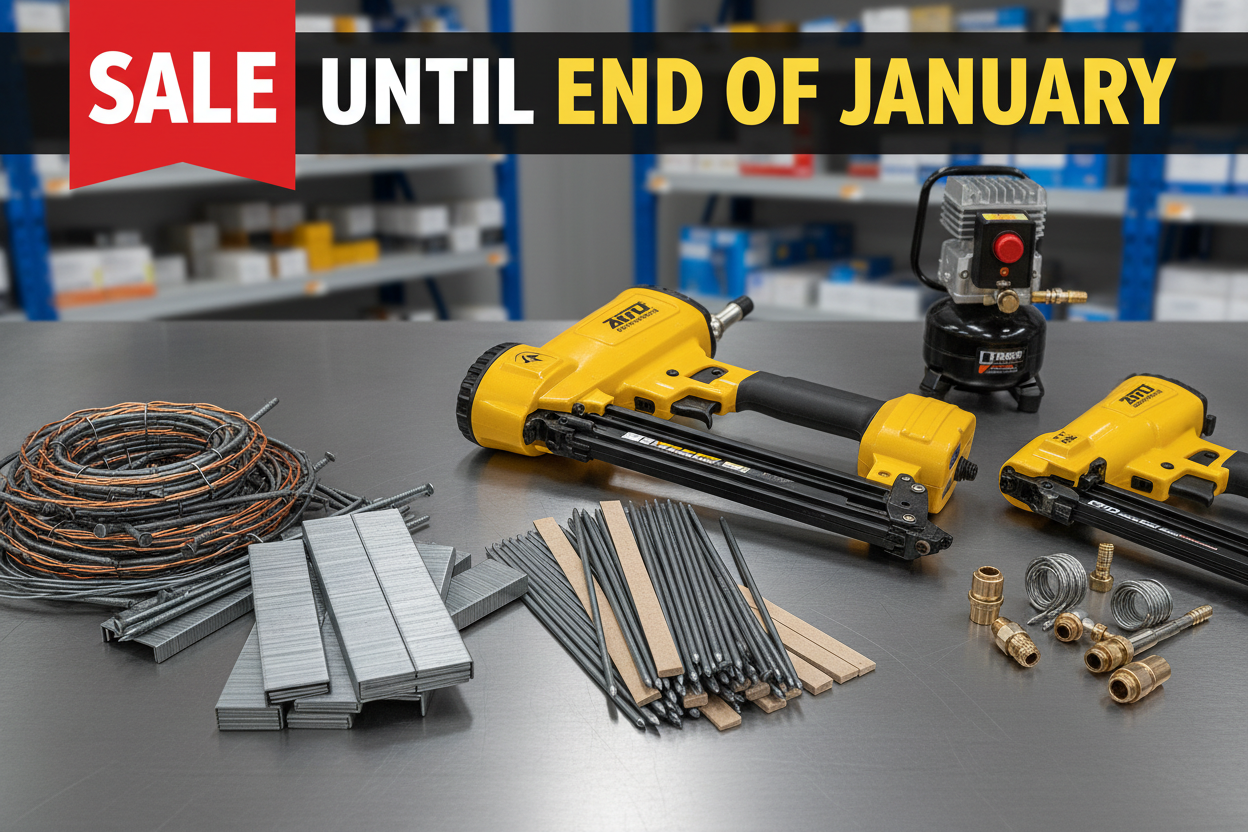 Sale until end January Collated Coil Nails, Staples, Collated Nails, Pneumatic tools