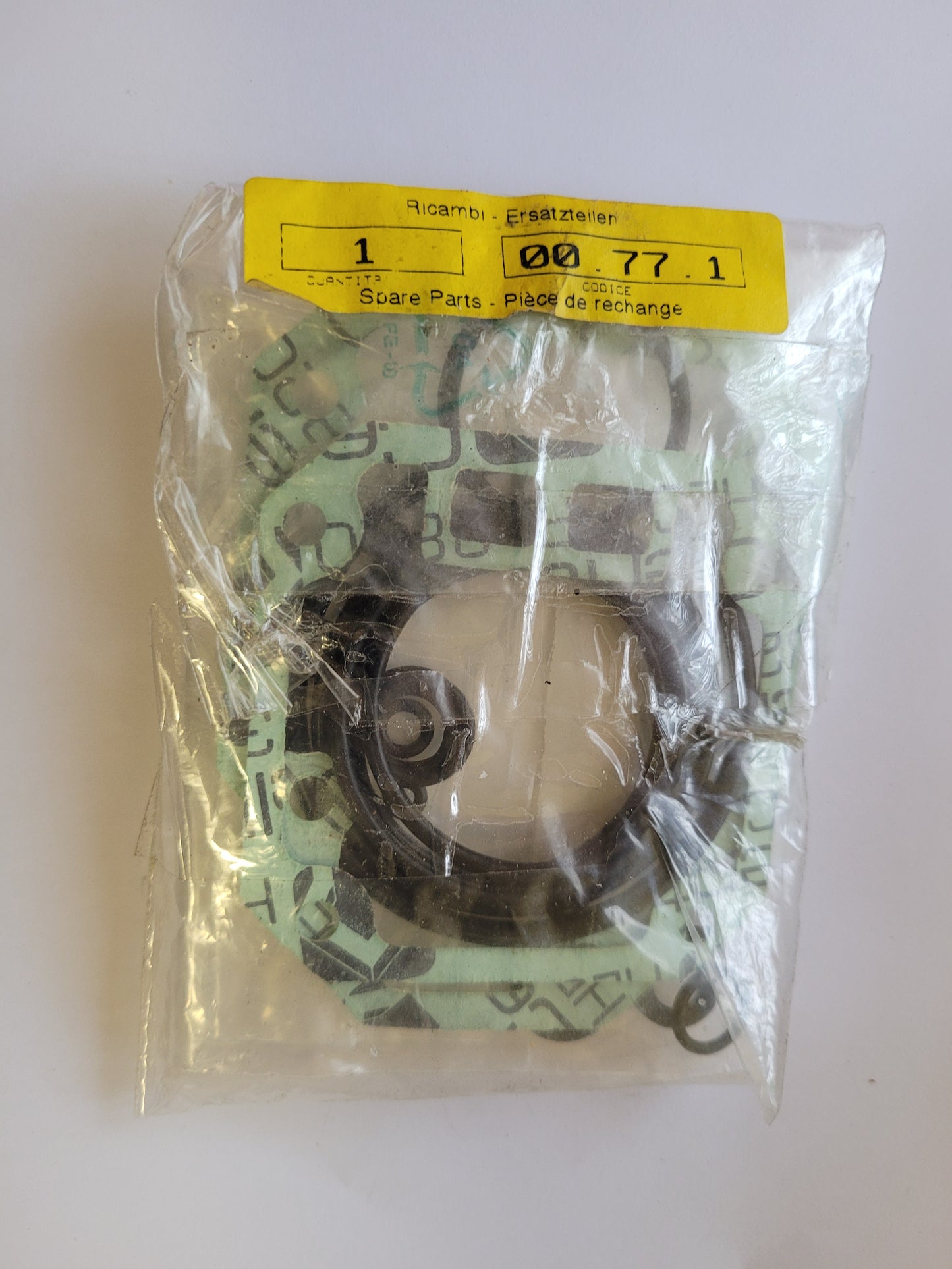 Omer part no. 00.77.1  Gasket & 'O' Ring kit