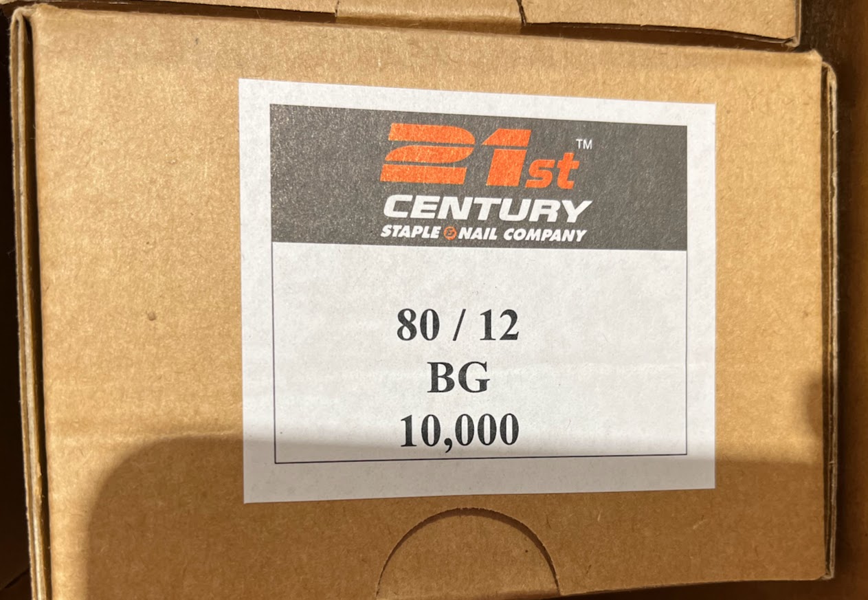 80 Series Galvanised Staples 6mm - 16mm