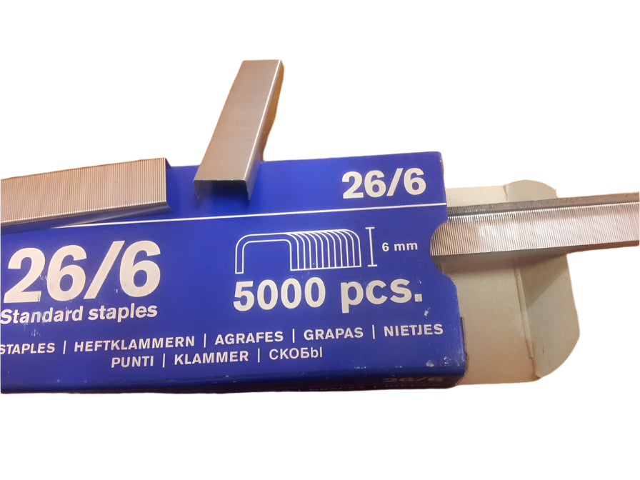 Rapid 26 Series 6mm length Staples