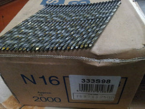 28 Degree Wire Collated Stick Nails 3.33 x 98mm - Bright