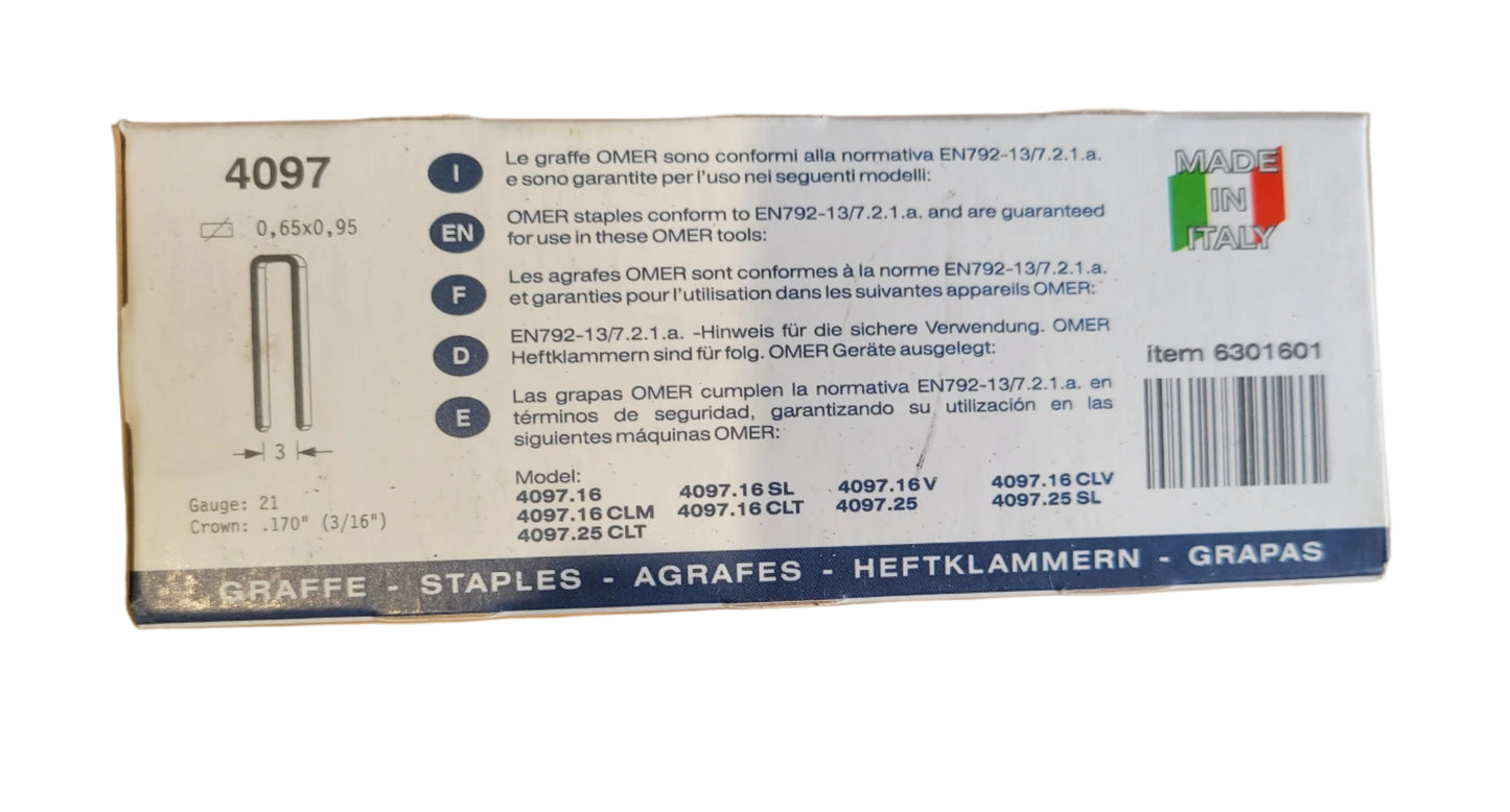 4097 / 97 / 93 Series Staples