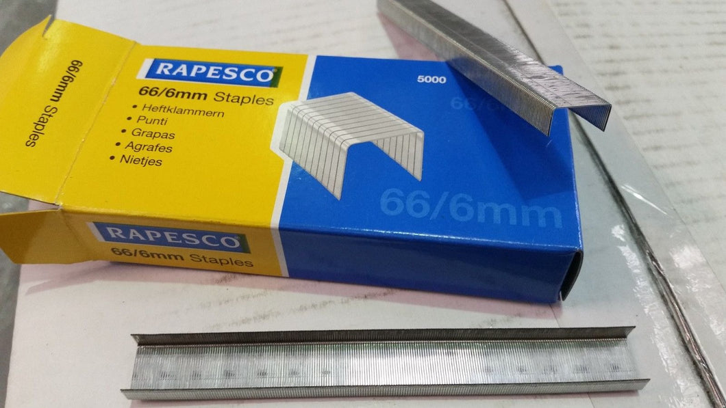 Rapesco 66 Series 6mm Staples