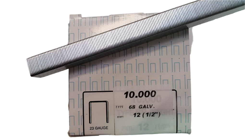 Omer 68 Series Galvanised Staples, 4mm-14mm