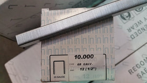 Omer 68 Series Galvanised Staples, 4mm-14mm