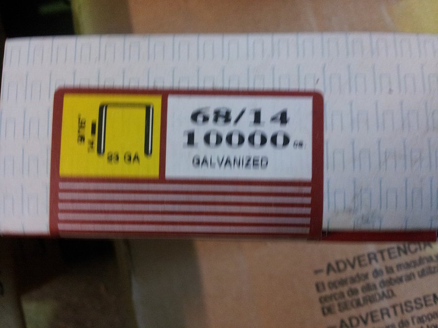 Omer 68 Series Galvanised Staples, 4mm-14mm