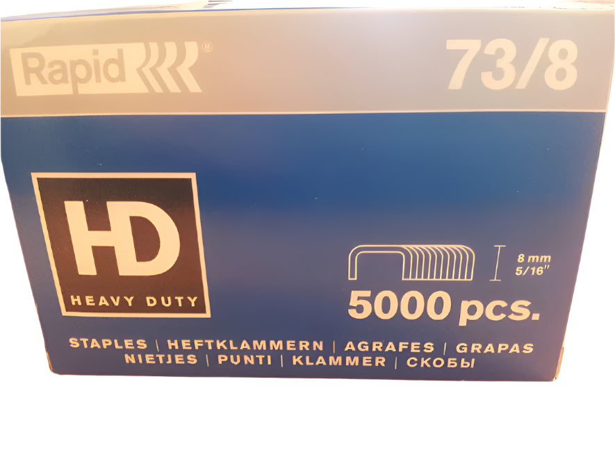 Rapid 73 Staples. 6mm, 8mm & 12mm lengths
