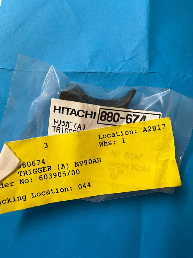 Hitachi 880-674 Trigger for NV65AF, NV90AB & NT65AA