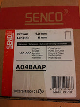 Load image into Gallery viewer, Senco A04BAAP, A06BAAP, A08BAAP &amp; A10BAAP Staples
