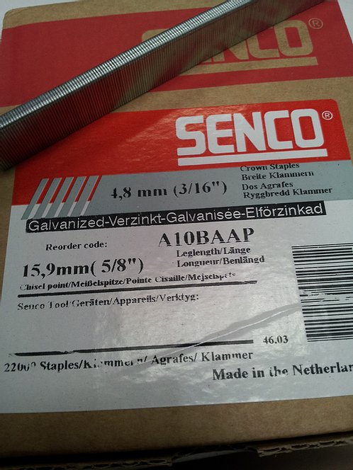 Senco A04BAAP, A06BAAP, A08BAAP & A10BAAP Staples