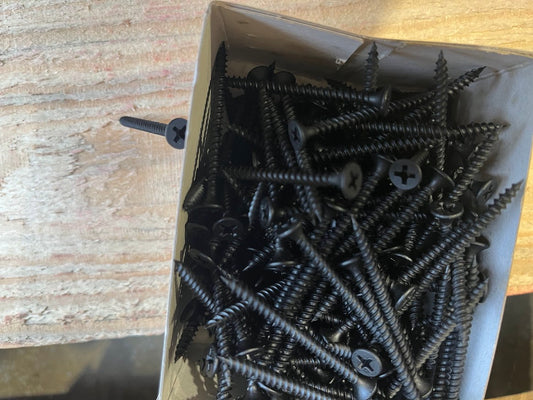 SDHB35051 3.5 x 50mm Drywall Screws, Black Phosphate