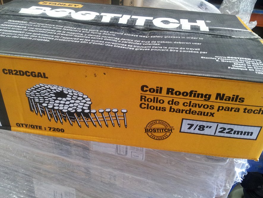 Bostitch Galvanised Roofing Coil Nails 19mm - 44mm