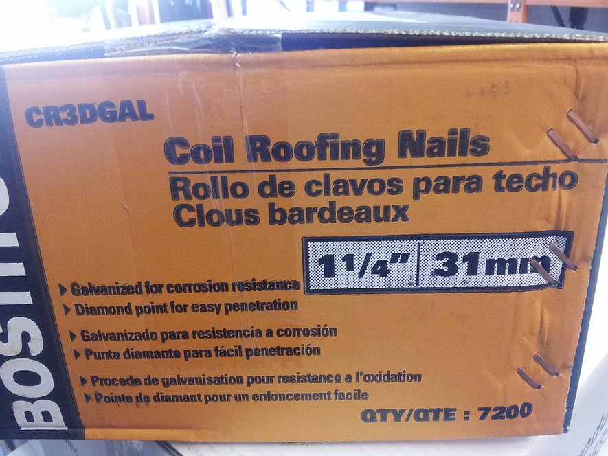 Bostitch Galvanised Roofing Coil Nails 19mm - 44mm