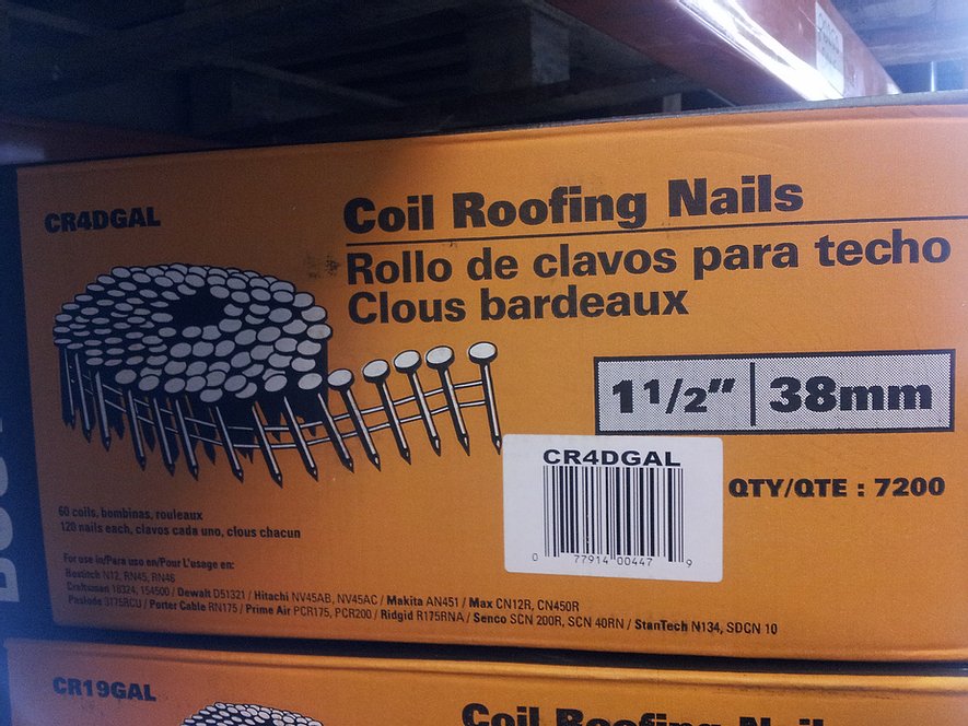 Bostitch Galvanised Roofing Coil Nails 19mm - 44mm