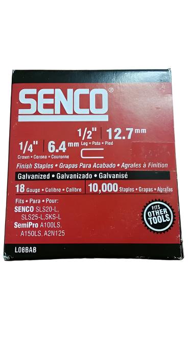 Senco L08BAB, L10BAB, L12BAB, L13BAB Galvanised Staples