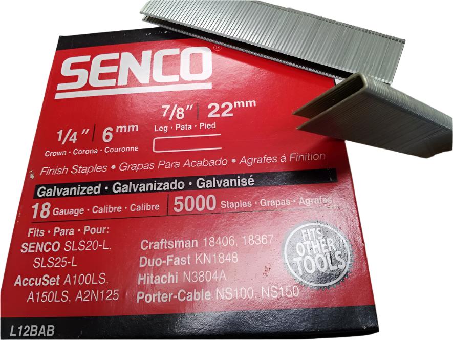 China-top Silver SC760 16 Gauge 5/8'' Crown Galvanized Steel C Ring Staple In Galvanized Steel 18 000pcs