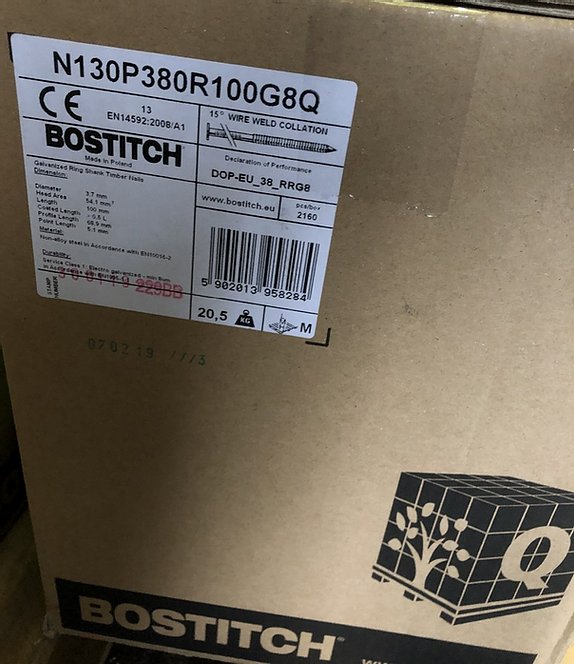 Bostitch N130P 100mm - 130mm Coil Nails