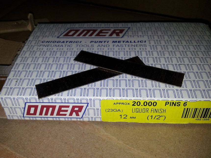 23 Gauge Headless Mini Pins 12mm-30mm