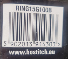 Load image into Gallery viewer, Bostitch RING15G100B &amp; RING15G100P Galvanised C Rings
