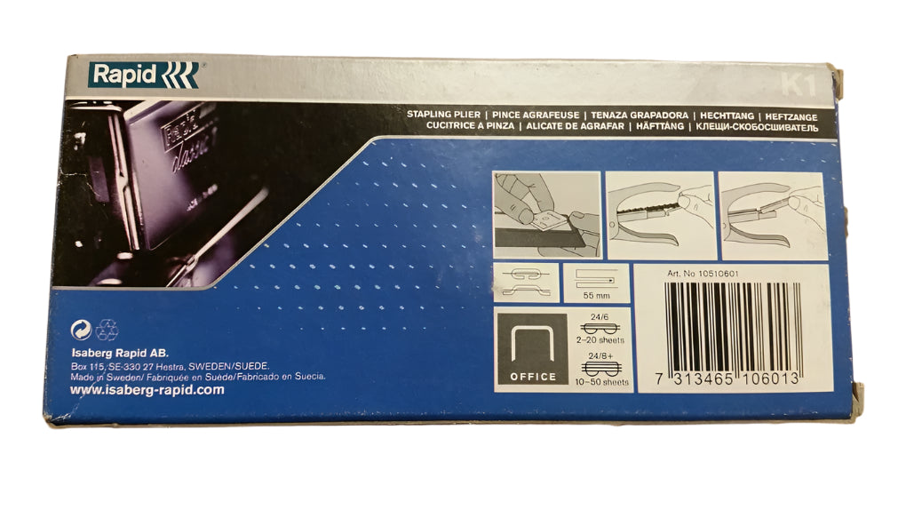 Rapid K1 Stapling Plier plus 50,000 Staples!