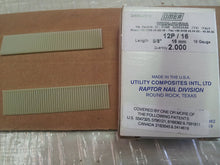 Load image into Gallery viewer, Nylon Polymer Brads 12P 18 Gauge 12mm-25mm
