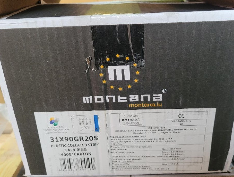 20/21/22 Degree Plastic Collated Strip Nails 50mm - 90mm