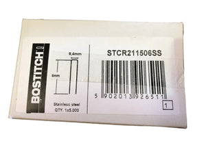 Bostitch STCR211506SS Stainless Steel B8 Staples