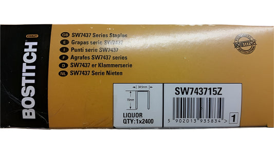 Bostitch SW743715Z  & SW743719Z Carton Staples