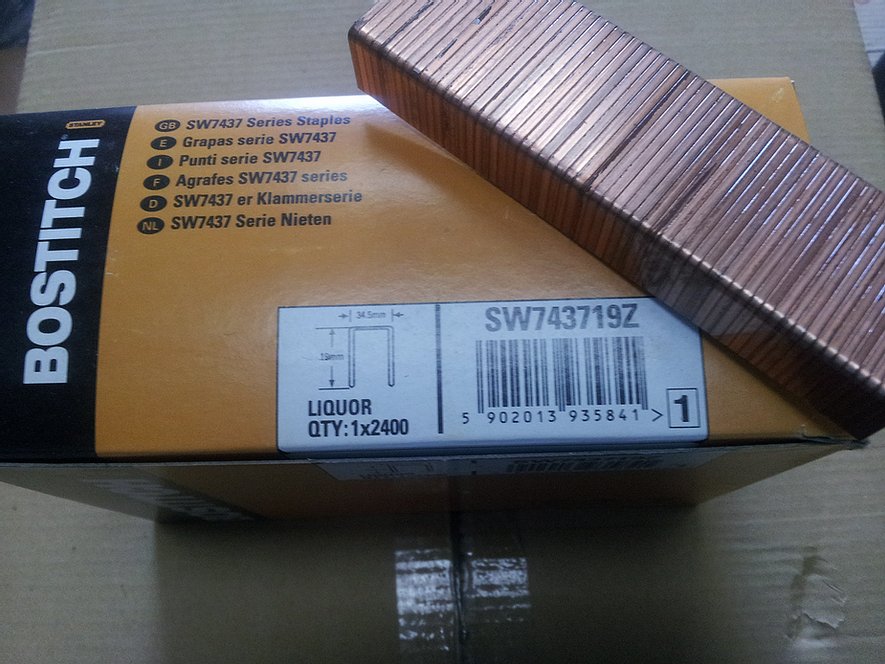 Bostitch SW743715Z  & SW743719Z Carton Staples