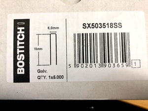 Bostitch SX503518SS Stainless Steel Staples