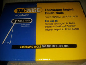 16 Gauge 20 Degree Angled Galvanised Brad Nails