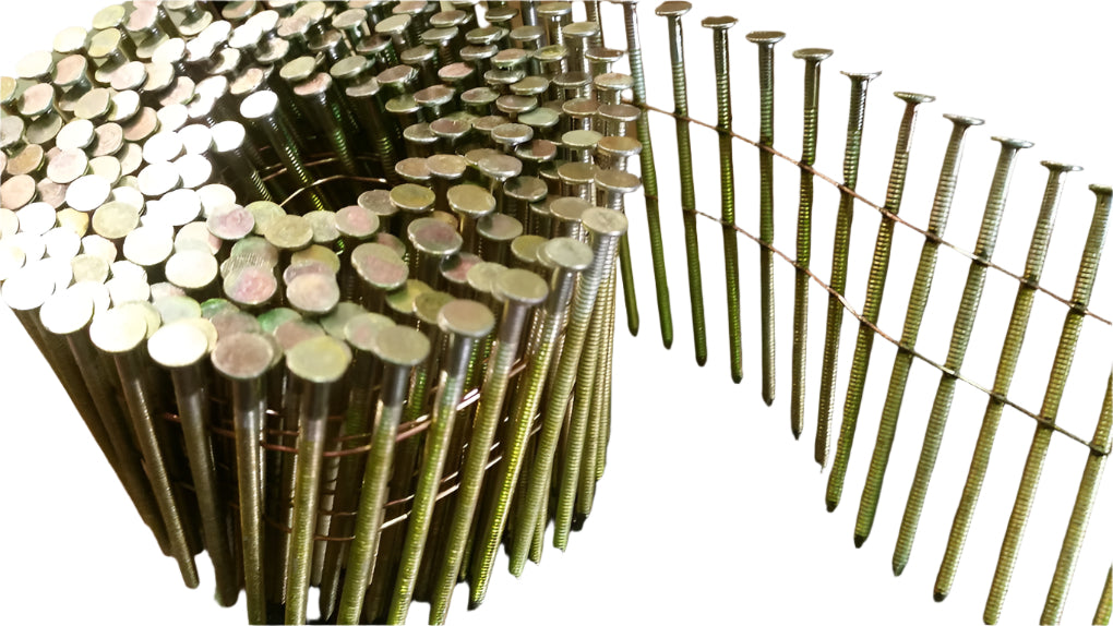 2.8 x 75mm Galvanised Ring Coil Nails
